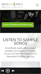 Mobile Screenshot of grassrootsaudio.com
